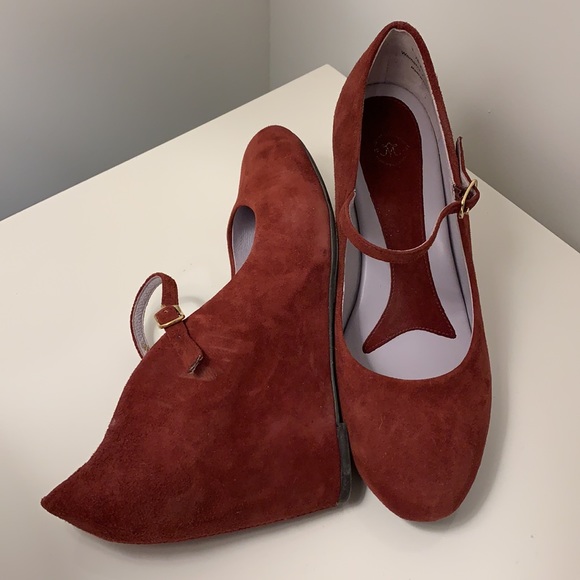 Johnston & Murphy wedges, red - Picture 5 of 10